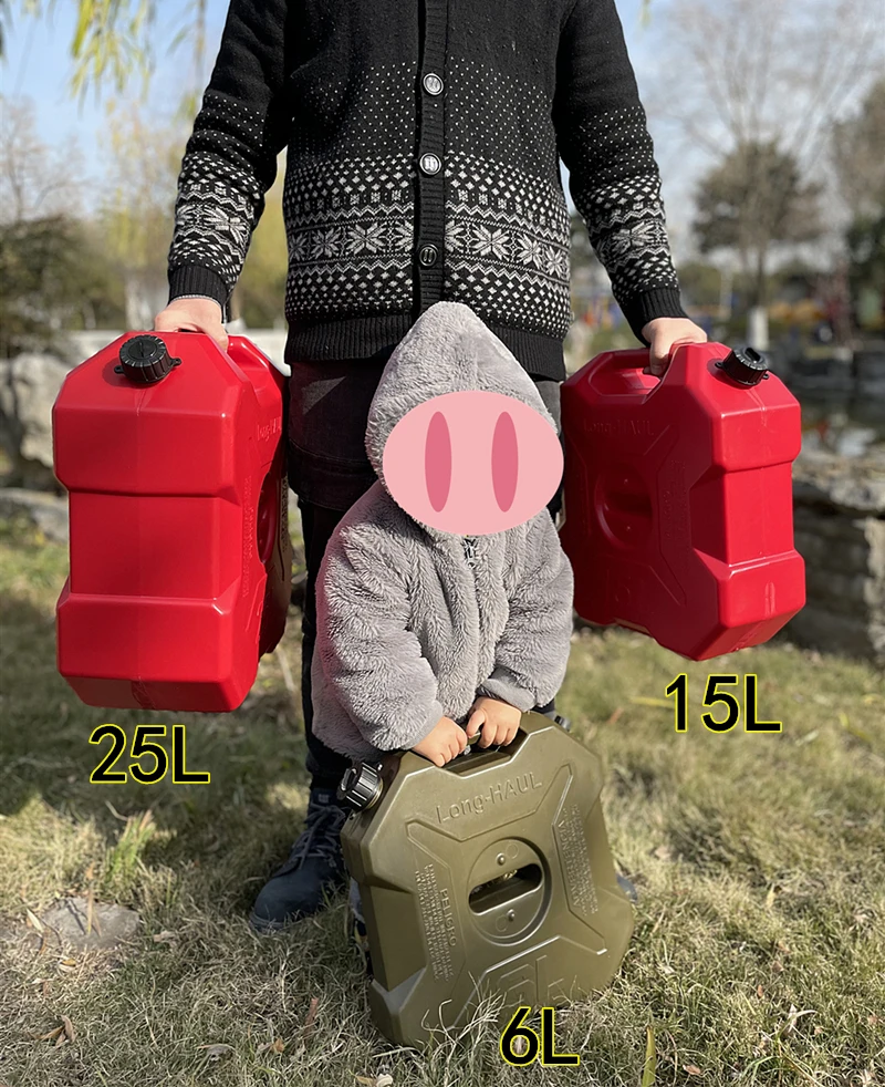 15 Liters ATV UTV Car Spare Fuel Tank 15L Gas Canister Jerry Cans Red Plastic Diesel Petrol Oil Containers Gasoline Motorcycle petrol can,motorcycle fuel container