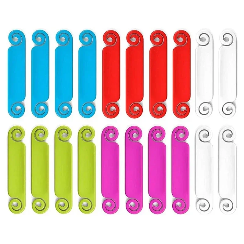 플라스틱 클램프 케이블 관리 라벨, USB 컴퓨터 전화 충전기 정리 와이어링, 와이어 식별 라벨, 10 개, 20 개