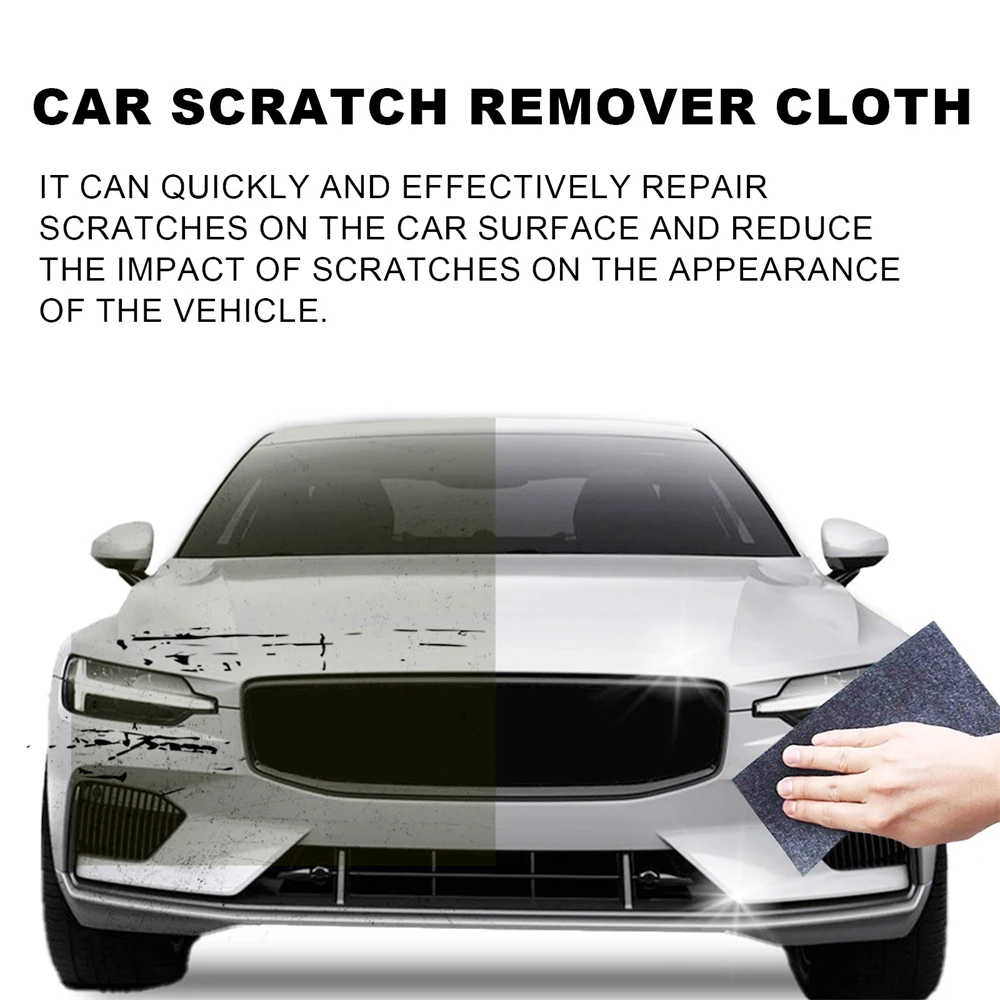 12pcs Nano Sparkle Cloth Magic Car Scratch Remover Car Polise Cleaning Nanosparkle Cloth for Vehicles Car Paint Deep Scratches 2
