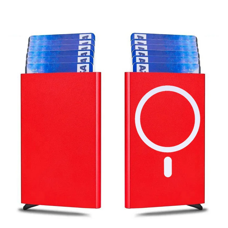 Sleek RFID Blocking Pop-up Aluminum Card Holder Wallet