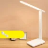 ZK40 Table Lamp Eye Protection Touch Dimming Plug In 180 Degree Flip Folding Stand Design LED Learning Desk Lamp 2