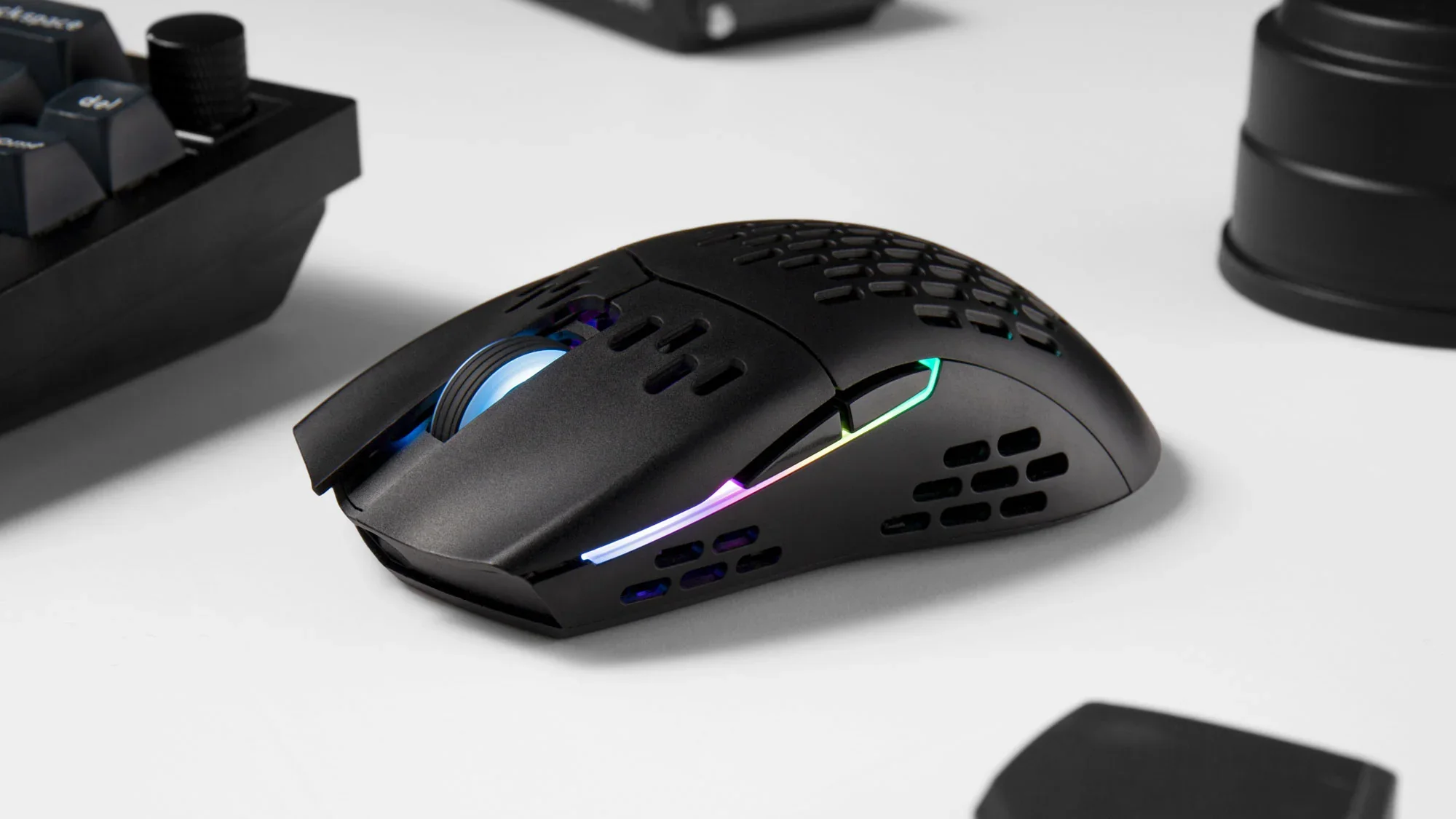 Mouse Óptico sem Fio Keychron Mouse com Fio Usb Ratos tipo c m1 2.4ghz Bluetooth - Imagem 4