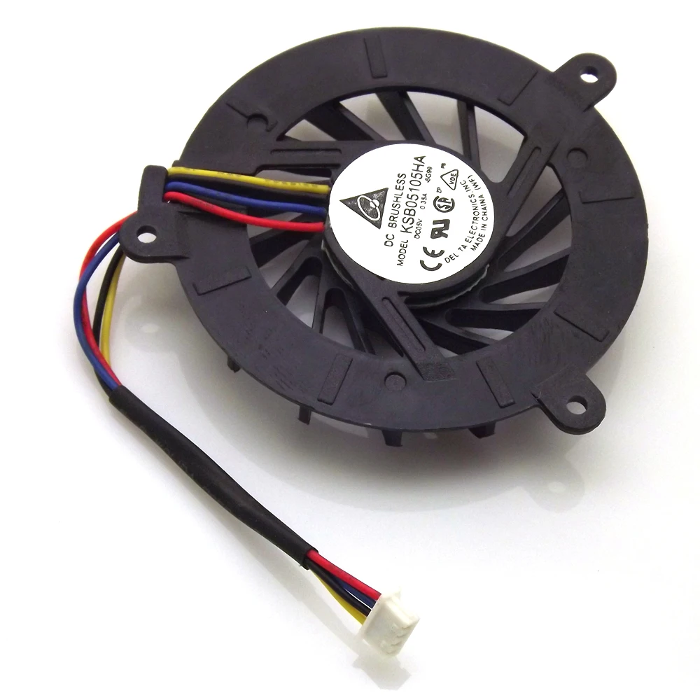 

NEW CPU Cooler Fan for ASUS F3 F3J F3S F3T A8 A8J Z99 X80 N80 N81 F8S Z53 M51 F3H CPU Cooling Fan 4PIN KSB05105HA-8G99