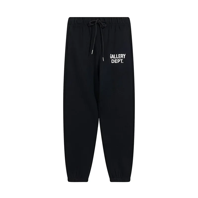 

2023 Gallery Dept Speckled Graffiti Thin Pants High Street Fashion Brand Pure Cotton Casual Pants Men's Women's Leggings Sport