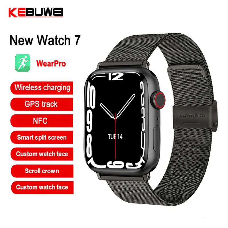 2022 New DT7 Max Smart Watch DT NO.1 7 Series 7 GPS Track NFC Bluetooth Call Wireless Charging  Smartwatch PK IWO W27 W37 Pro