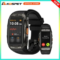 2025 KOSPET TANK X2 Rugged Smart Watch For Men 3D Curved Screen AMOLED AOD 5ATM IP69K Waterproof Bluetooth Call AI Assistant 1