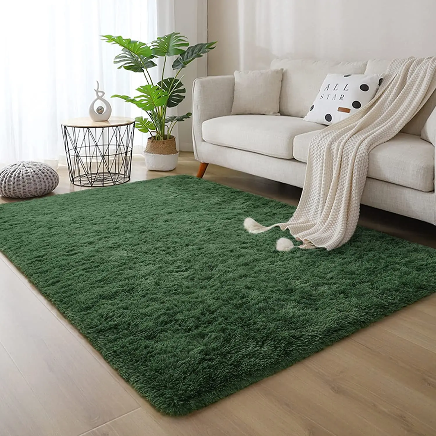 Plush Rug Plush Play Mat Kids Carpet Floor Mat Non Slip Carpet Plush Carpet Decorative Carpet Bedroom Bedside Living Room Children Room