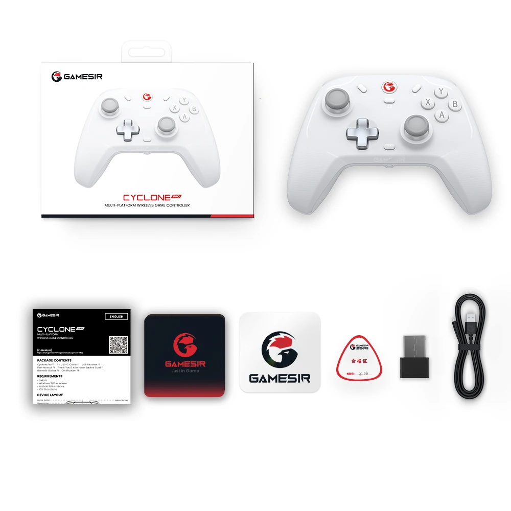 GameSir T4 Ŭ    е   Ʈѷ, ٵ ġ  ȵ̵ ޴ PC ̽ƽ