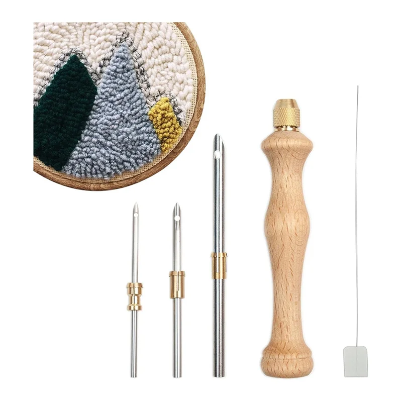 A96K-Punch Needle Needle Punch Tool,Rug Punch With Simple To Use,For Embroidery Rug DIY Handmade Art Crafts