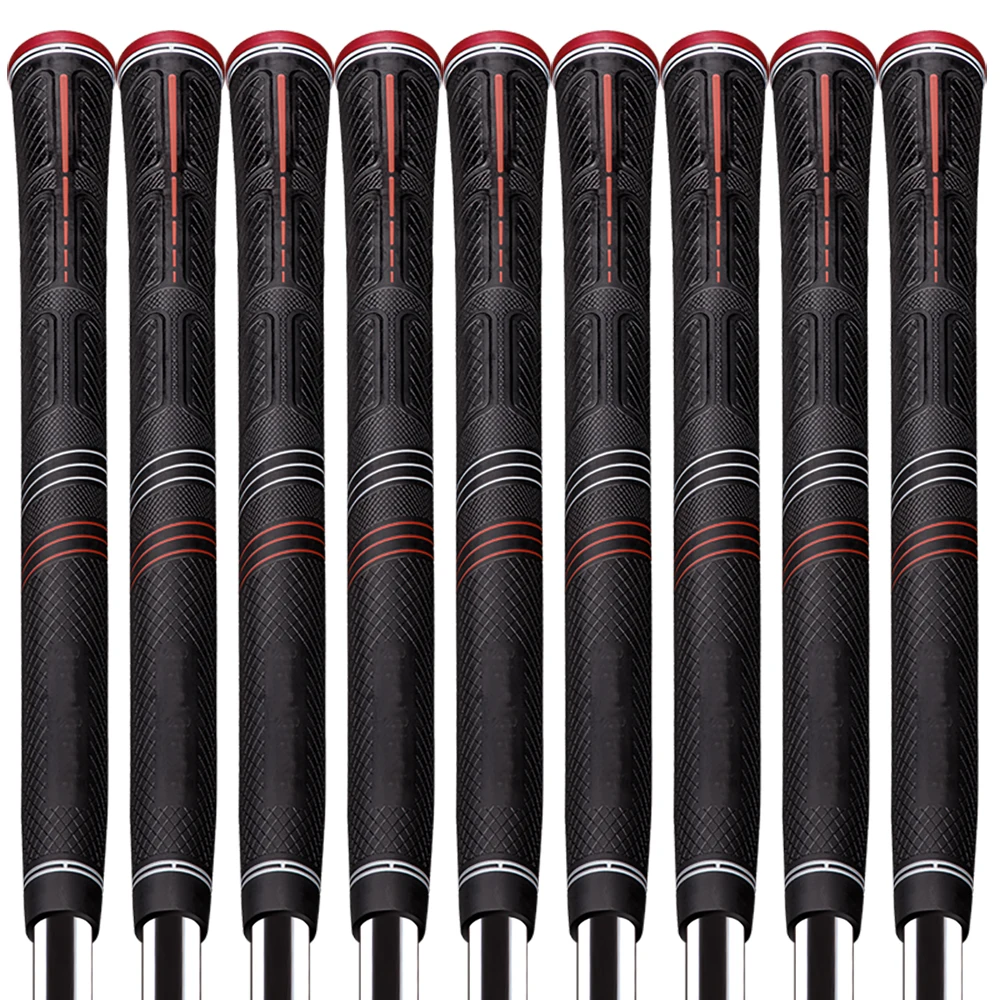 NEW Golf Club Grip - Black/Red Wrap Jumbo size 60R Rubber Golf Grip