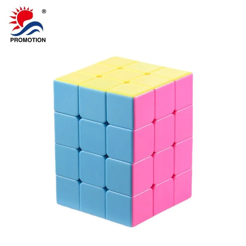 

3by3 by4 Yisheng Magico Cubo 3x4 Speed Cube Magic Cube 3x3x4 Puzzles Toys Mágico 3*3*4 큐브 кубики головол Rubix Candy Color