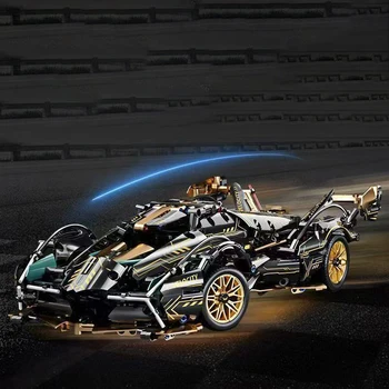 1690-Piece V12 Car Blocks 1