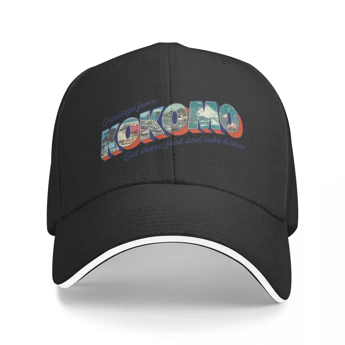 

Kokomo Postcard Baseball Cap Anime Hat hiking hat Luxury Cap Sports Cap Men's Baseball Women's
