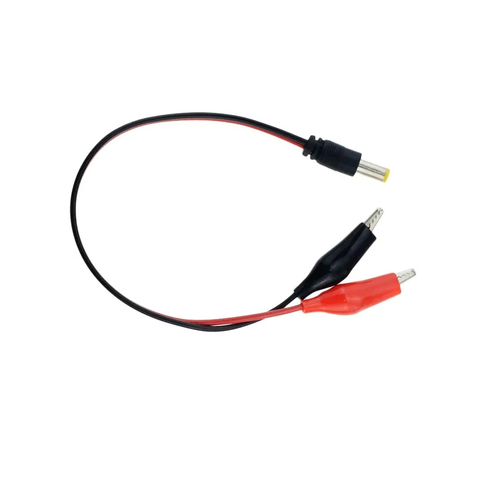 Alligator Clip 5.5*2.1mm To DC Power Plug Connector Adapter Plug 27CM Test Leads Wire DC Clips Crocodile Male Connect 1PC