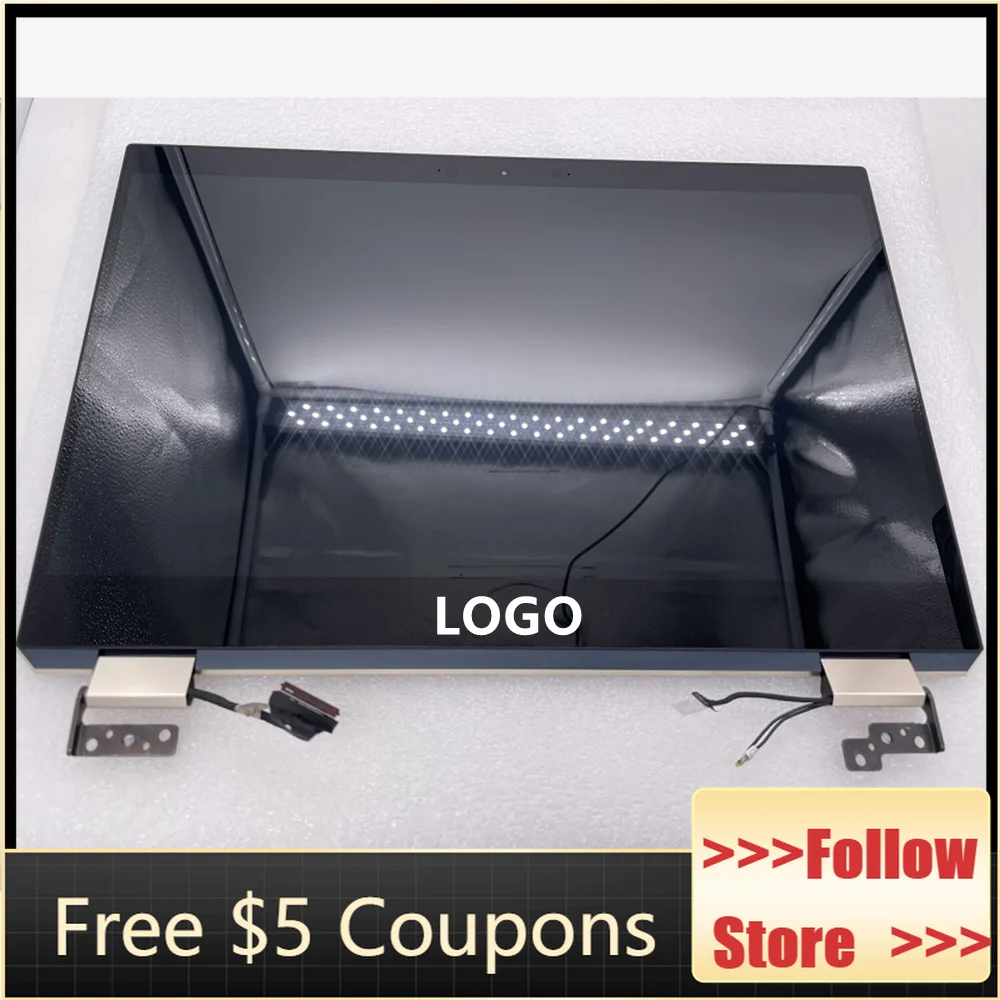 

15.6 L38112-001 L38114-001 For Hp Spectre X360 15-df Series TPN-Q213 LCD Touch Screen Digitizer Complete Assembly + Hinges Up