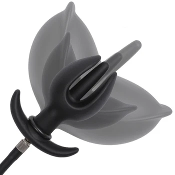 BDSM Vibrator Inflatable Steel Ball Huge Butt Plug Anal Plug Vagina Anus Expansion Prostate Massager Sex Toys For Woman Men Gay 2