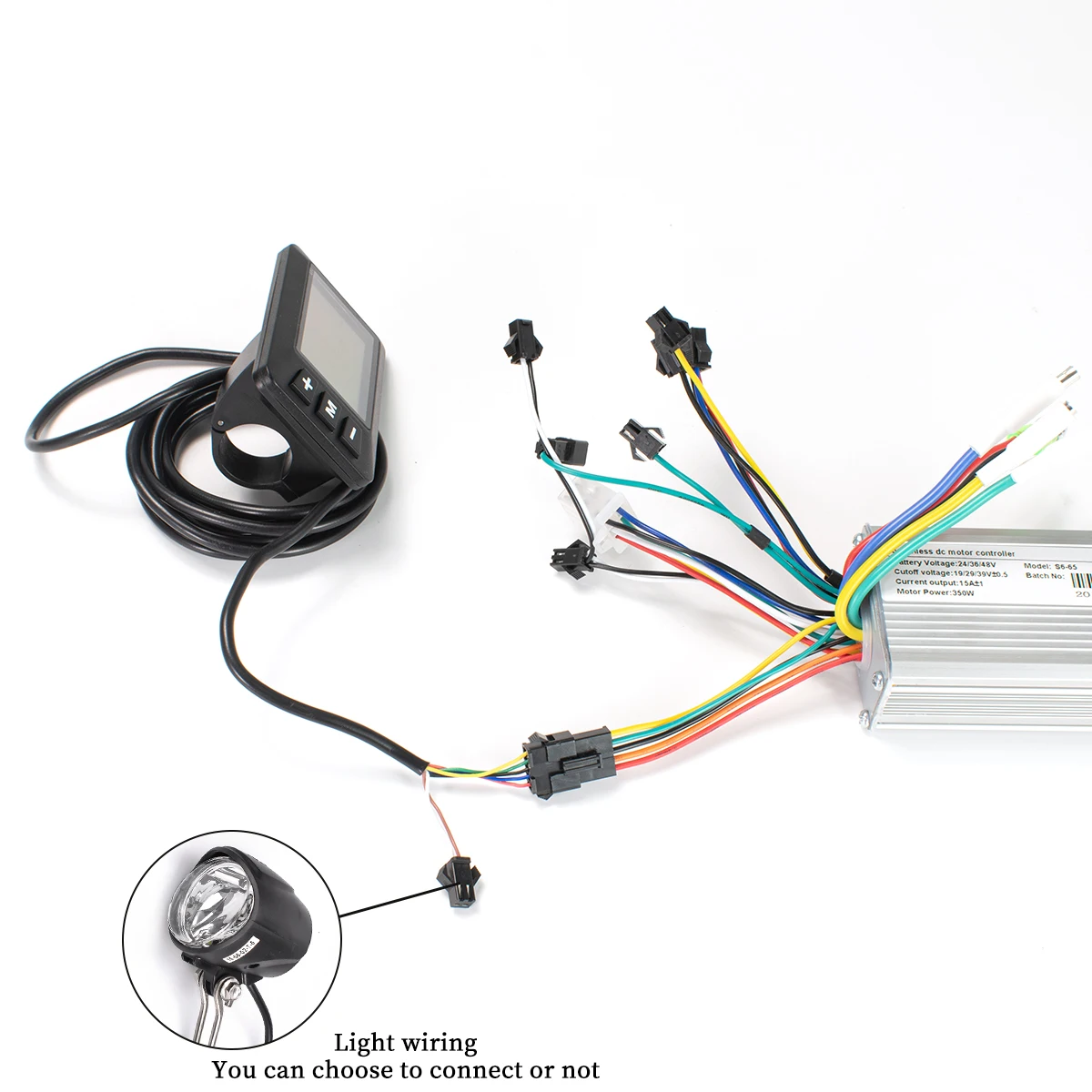 G51 디스플레이 방수 플러그 전기 자전거 LCD 미터 24V36V48V 전동 스쿠터 LCD 패널 산악 전기 자전거 부품 전동 스쿠터용
