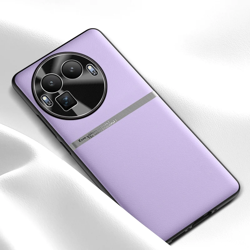 Premium PU Leather Case with Dual-Pigment Lens Protection and Full Camera Coverage