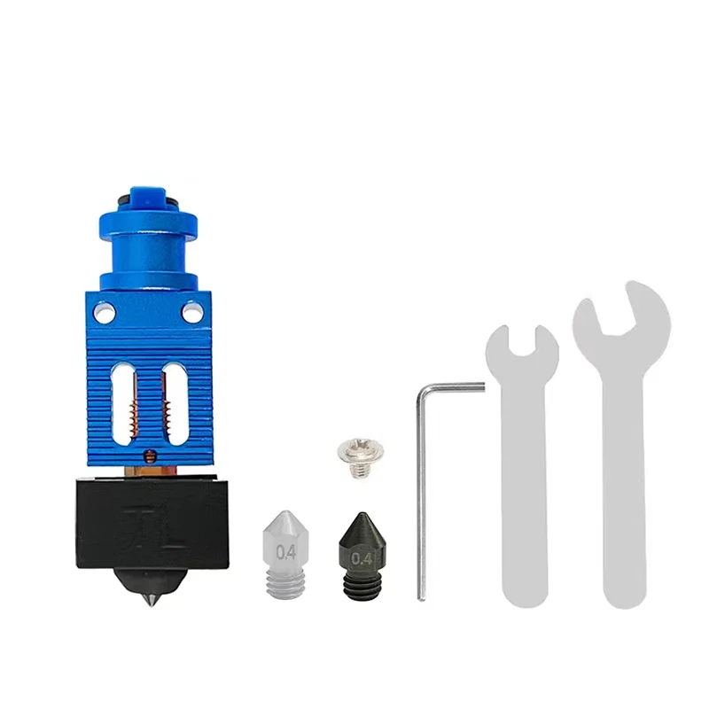 Estrusore Hot End Per Stampante 3D Bimetallica Ad Alta Temperatura 500 ℃ All Metal Hotend Ender3 Kit Hotend Da 0.4Mm Per Cr-10 / Ender3 V2