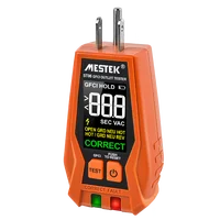 ST06 GFCI Outlet Tester 120V US Plug Color Screen GFCI Test Circuit Breaker Color Screen Live Neuter Wire Test Socket Detector 2