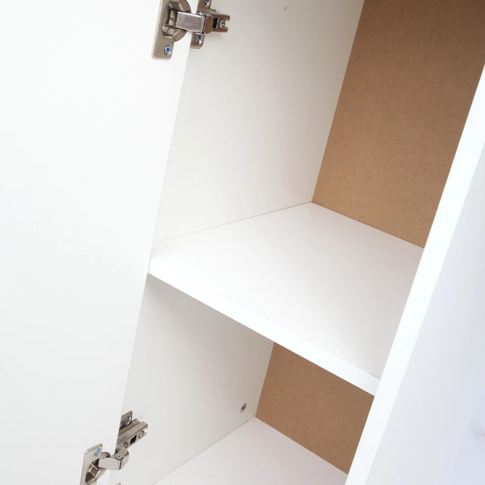 One Door Four Drawers Computer Desk White 5