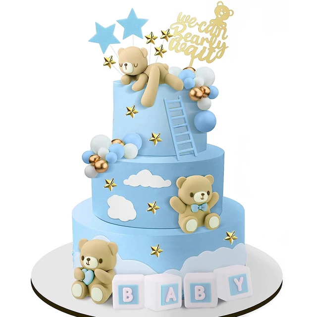 Big Dot of Happiness It's a Boy - Blue Baby Shower Cake Decor Kit