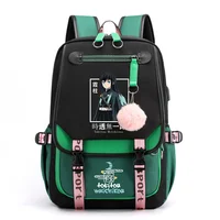 New Fashion Tokitou Muichirou Backpack Outdoor Street Cool Anime Backpack Tokitou Muichirou USB Backpack School Backpacks 1