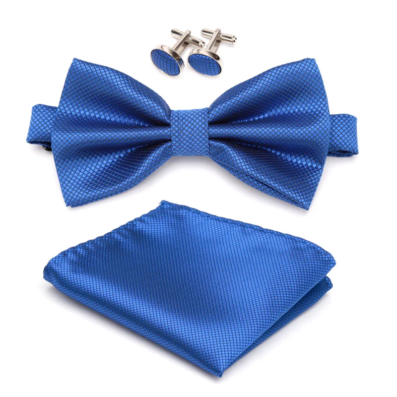 Multicolor Bowtie Pocket Square Cufflinks Set for Weddings and Parties 8 S798fe4e9a7d74b8b85a795b56ffdb3cbi Multicolor Bowtie Pocket Square Cufflinks Set for Weddings and Parties