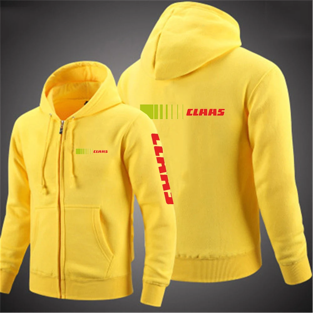Men's Solid Color Zipper Hoodies Comfortable Autumn Sweatshirts