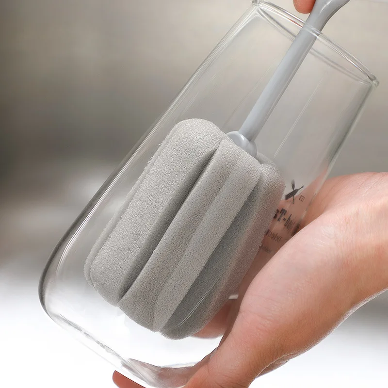 2 Praktische Flaschenbürsten Mit Langem Griff - Perfekt Für Kaffeetassen, Teegläser & Mehr