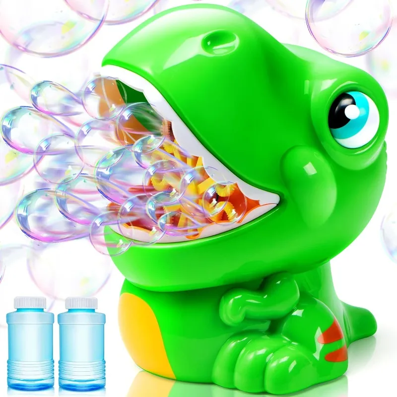 Dinosaur Bubble Machine Gun For Kids Outdoor Summer Toy Gift_voghion.com
