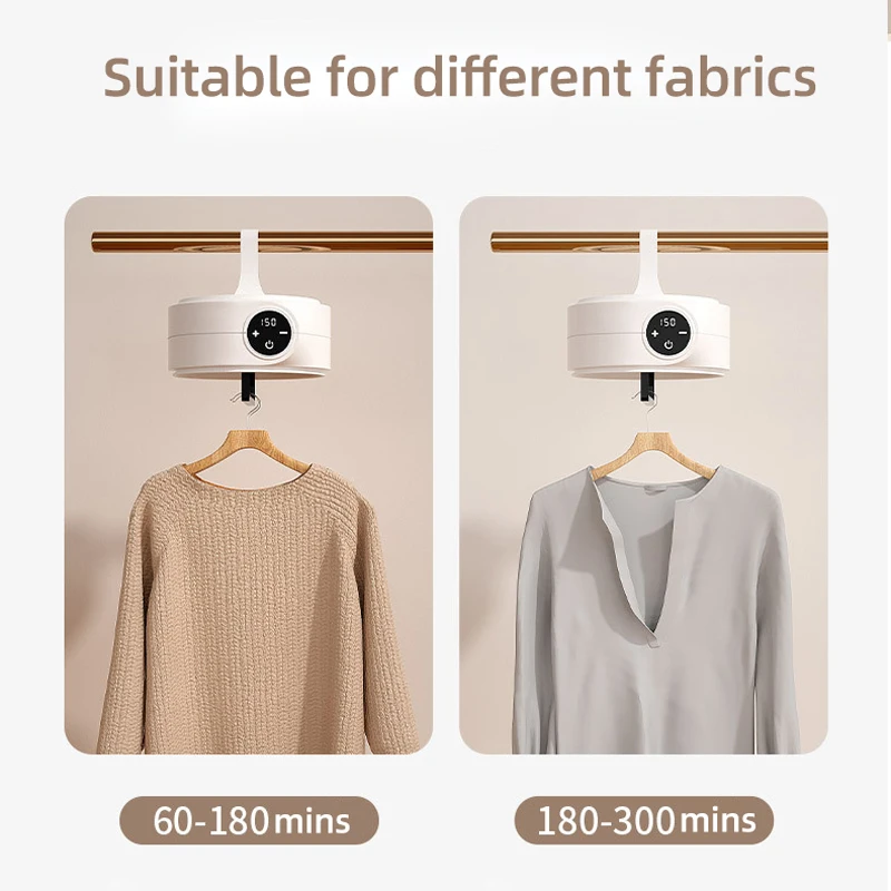 600W Folded Electric Clothes Dryer Smart Drying Rack Hang Dryer Machine Portable Travel Warm Air Dryer with Timing 220V 5