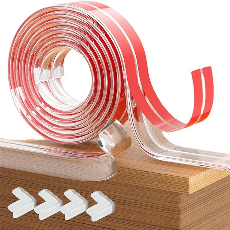 1Set 6 Metres And 4 Corner Protectors Protects Corners And Edges Corners Edges PVC A