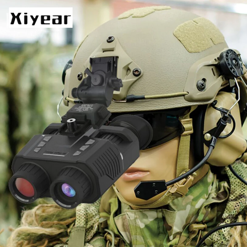 4KNV8000HelmetHeadNightVisionBinocularsMilitaryTacticalNight