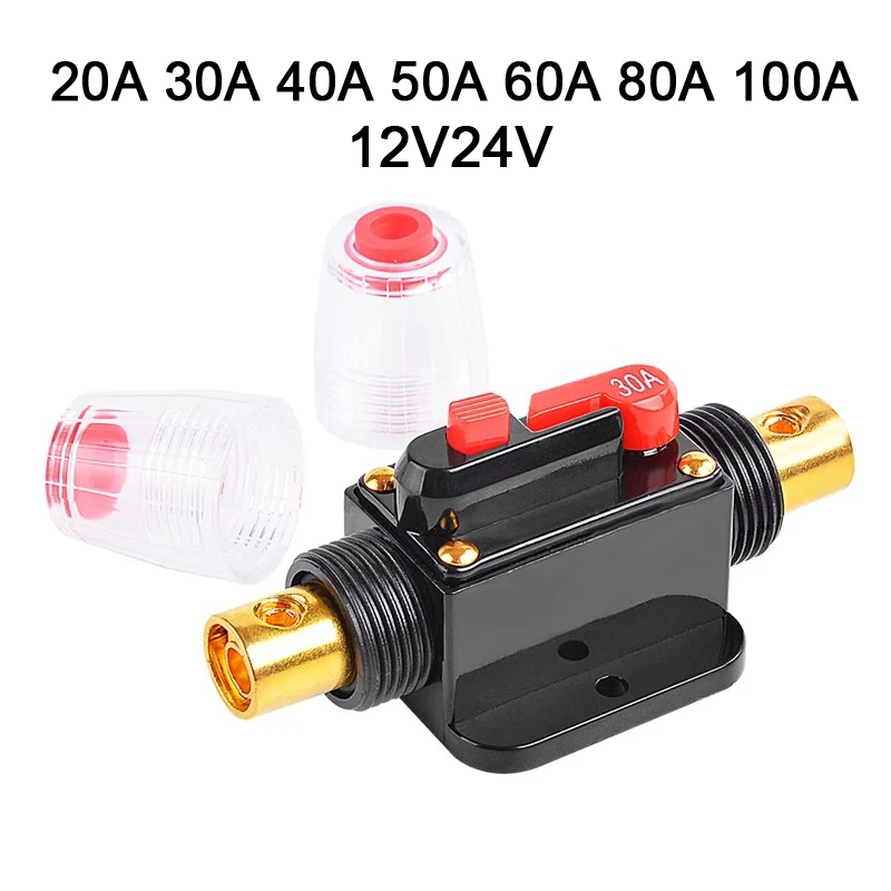 Stroomonderbreker 12V-24V 150A - Handmatige Reset Voor Auto & Marine | Bescherming Tegen Overbelasting