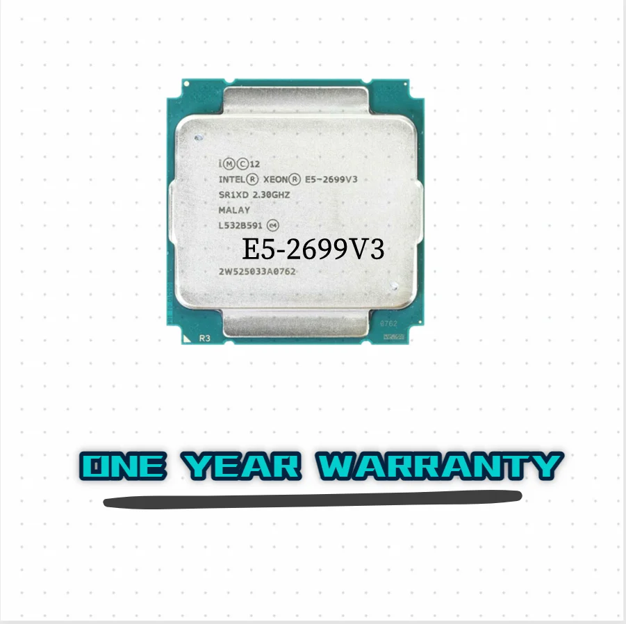 E5-2699 V3 Original Intel Xeon E5-2699v3 E5 2699 V3 2.30ghz 45m 18 ...