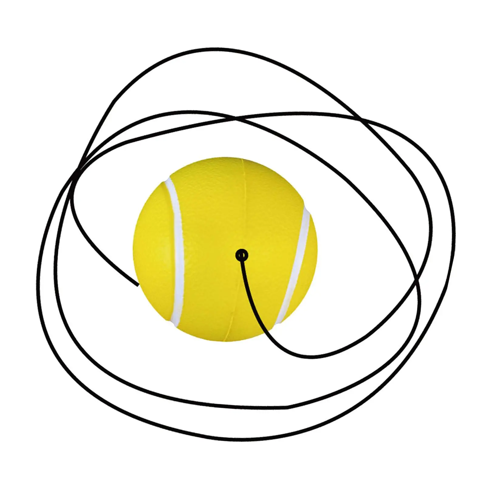 Tennis Training Ball, with String Self Tennis Training Tool Elastic for Trainer