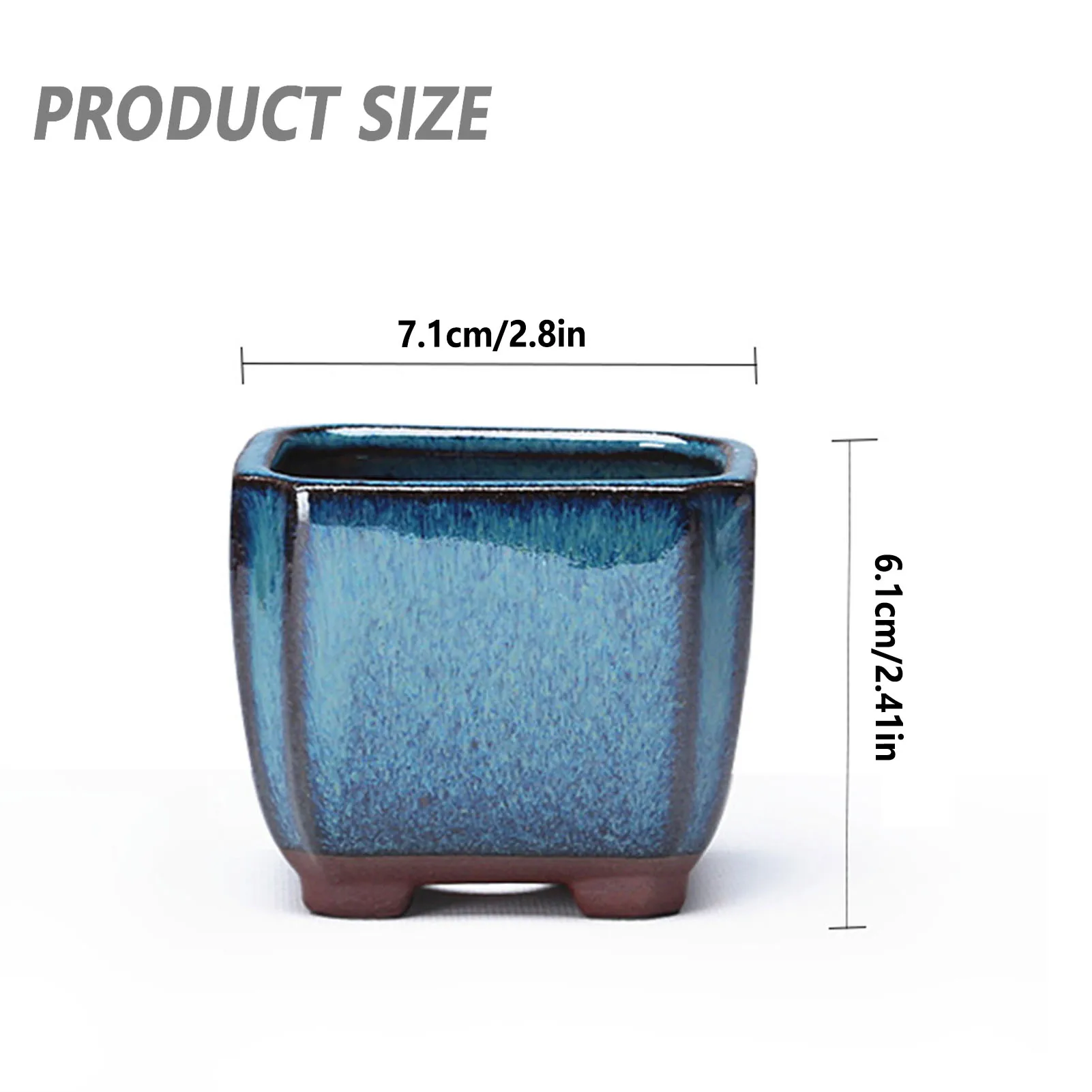 Enhanced Ceramic Succulent Planter with Vent Design