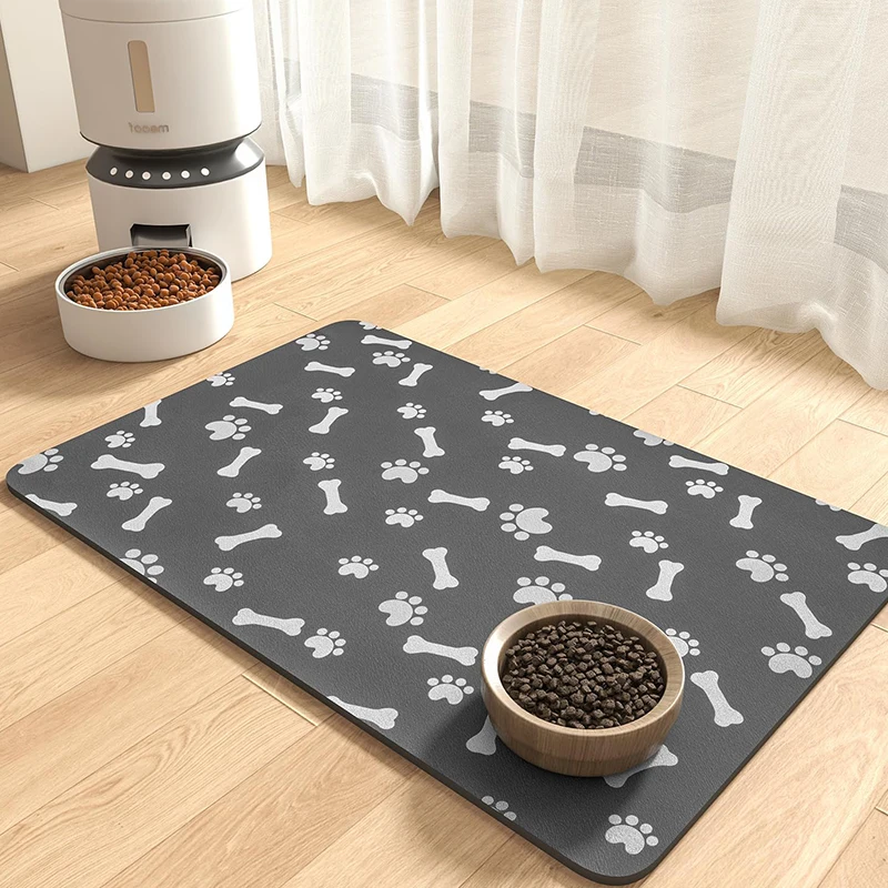 Pet Feeding Pads Absorbent Dog Pads Suitable for Food and Water Bowls Dog Accessories Pet Supplies