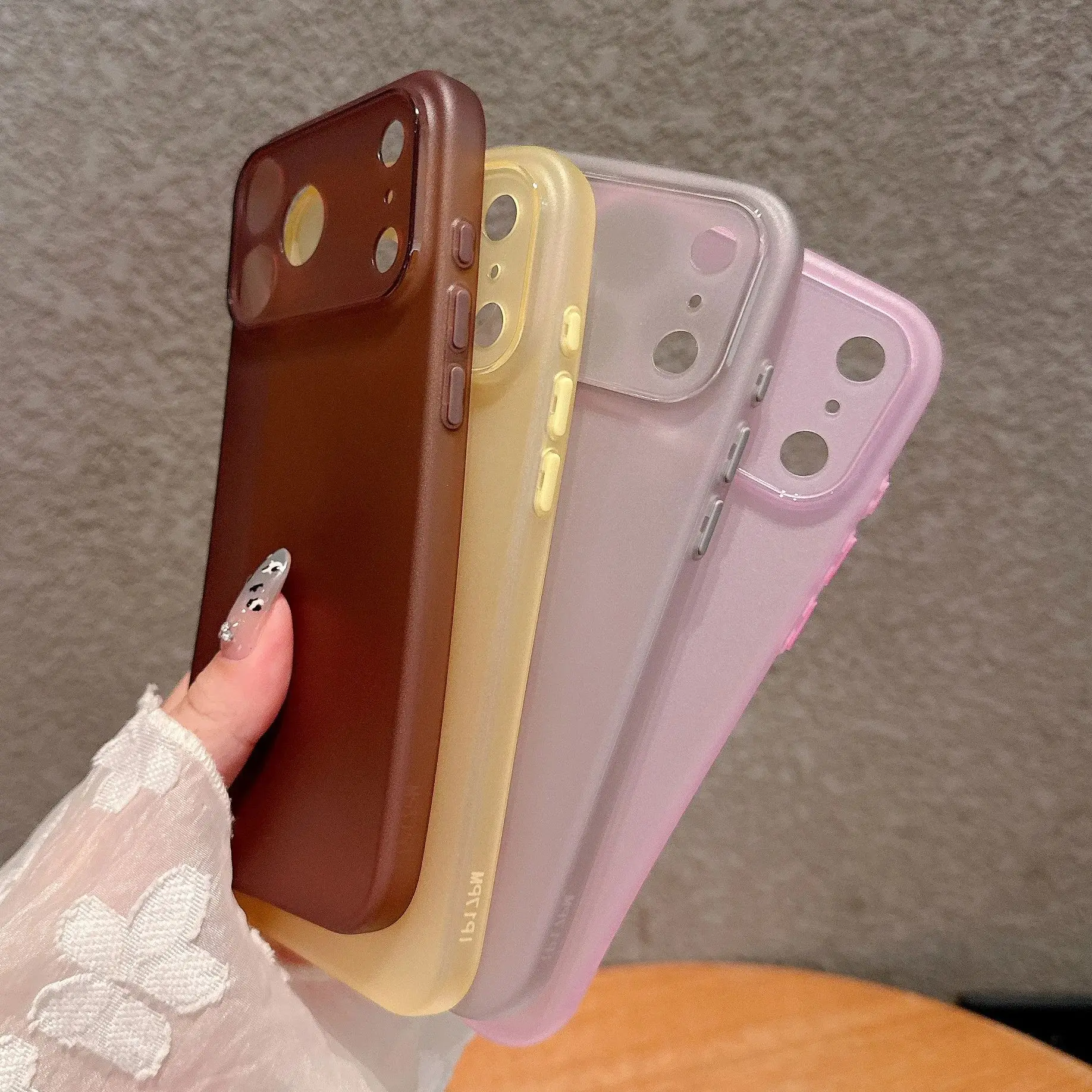 Titanium Frosted Ultra Thin Soft TPU Translucent Phone Case