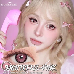 Vibrant Anime Fantasy Contact Lenses for Cosplay and Halloween (MONTREUX - PINK)