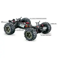 XinLehong Q903 RC Car 1:16 2.4G 4WD 52km/h High Speed Brushless RC Car Dessert Off Road Car RC Vehicle Models Toys for Children 2