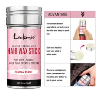 Professional Styling Wax for Women Anti-frizz Pomade Smoothing Broken Back Hair Mud Messy Hairs Control Wax Rod for Natural Wigs 4