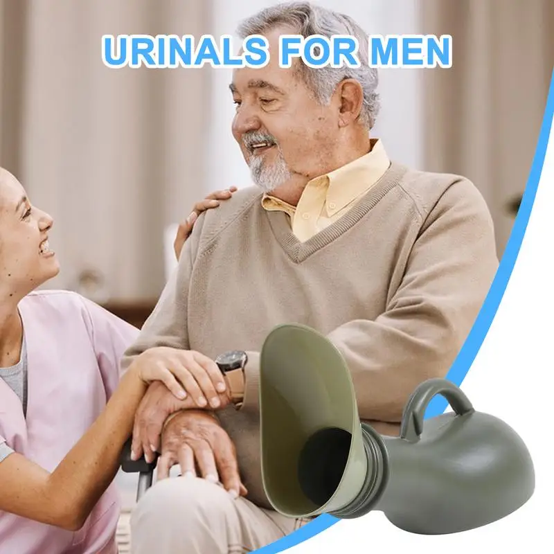 Portable Urine Bottle for Men Urinal Bottle 1000ml Spill Proof Pee Container Potty Pee Bottles Urinal Bottles for Traffic Jams