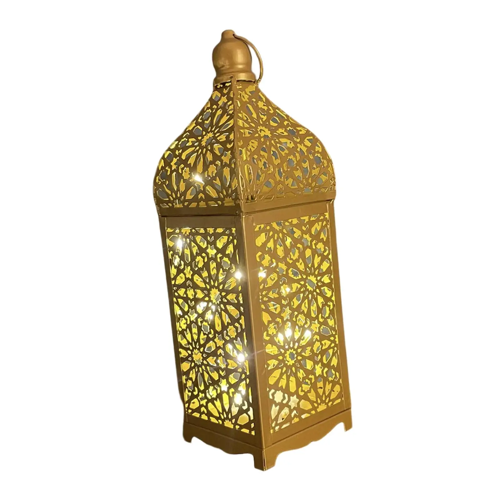 European Style Decorative Candle Lantern Atmosphere Light Desk Lamp Tabletop