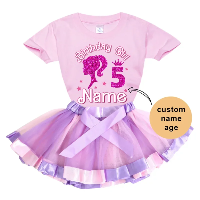 Rainbow Birthday Tutu Dress 3