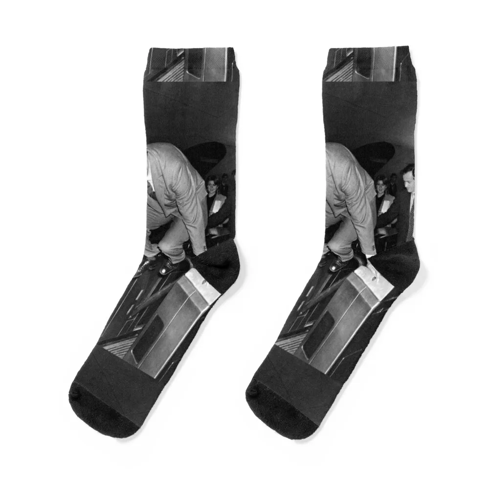 

Jacques Chirac French Swag Socks Hiking boots Christmas Male Socks Women's