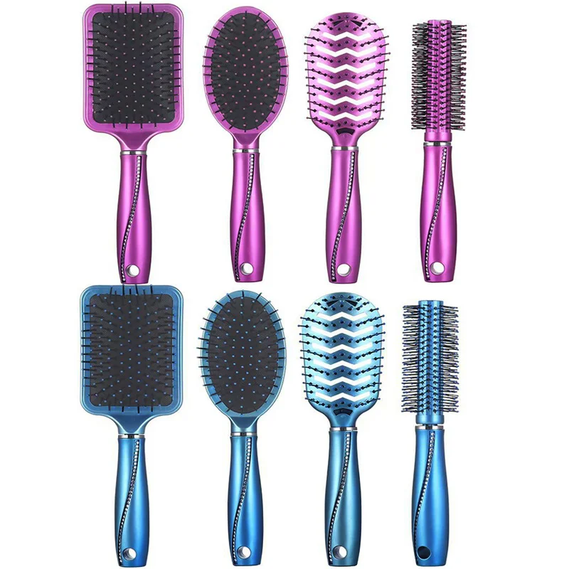 Latest Smooth Paddle Hair Brush For Curly Straight Hair Anti Static Air Cushion Scalp Massage Brush Profession Styling Comb