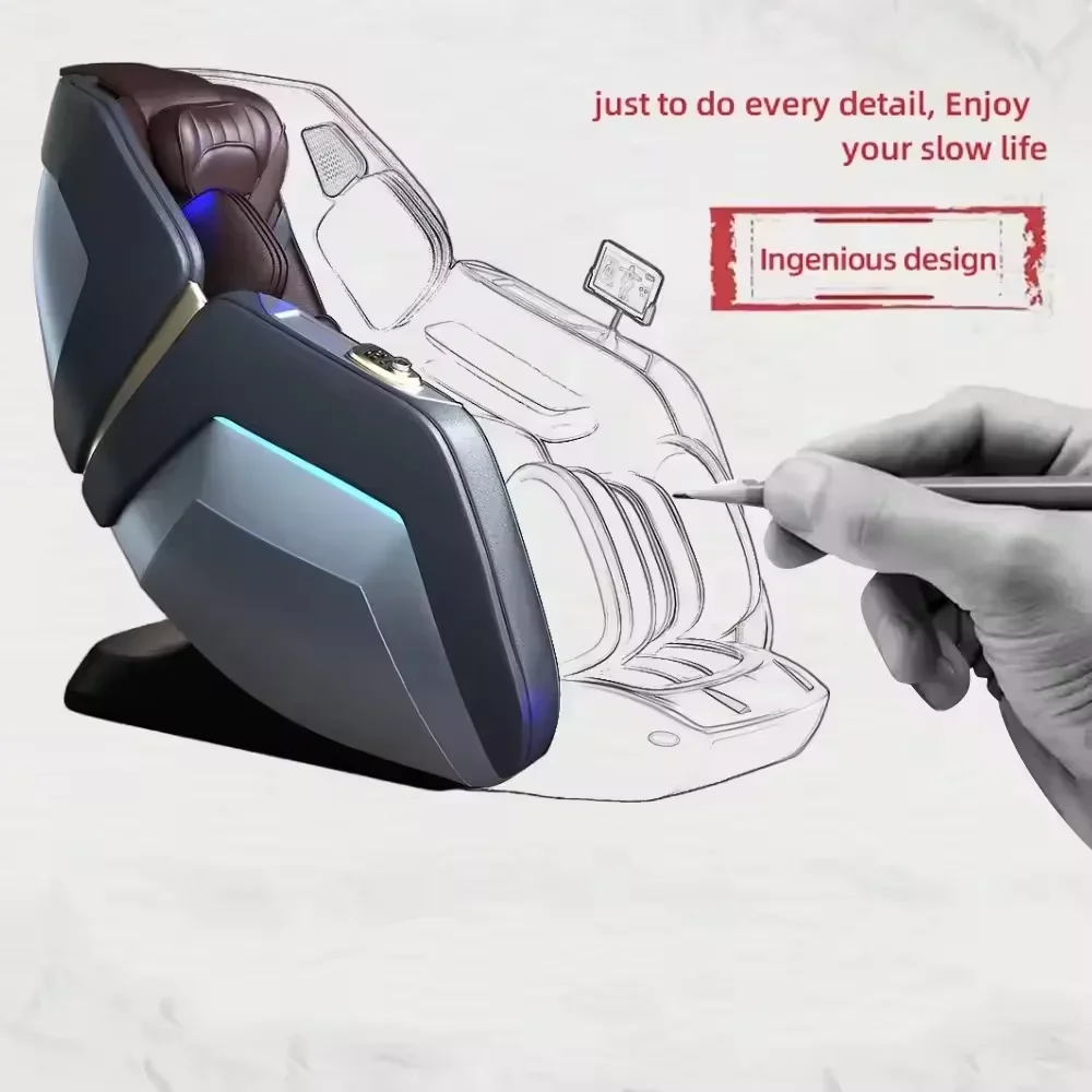 Factory Direct Massage Chair Full Body Folding Recliner Smart Chair Massager Electric Shiatsu Zero Gravity Massage Chair 5