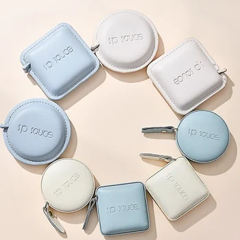 부드러운 사각형 줄자, 79 인치, 2m 푸시 단추, 측정 몸체, 부드러운 눈금자 개폐식, 바느질용 테이프, 1 개